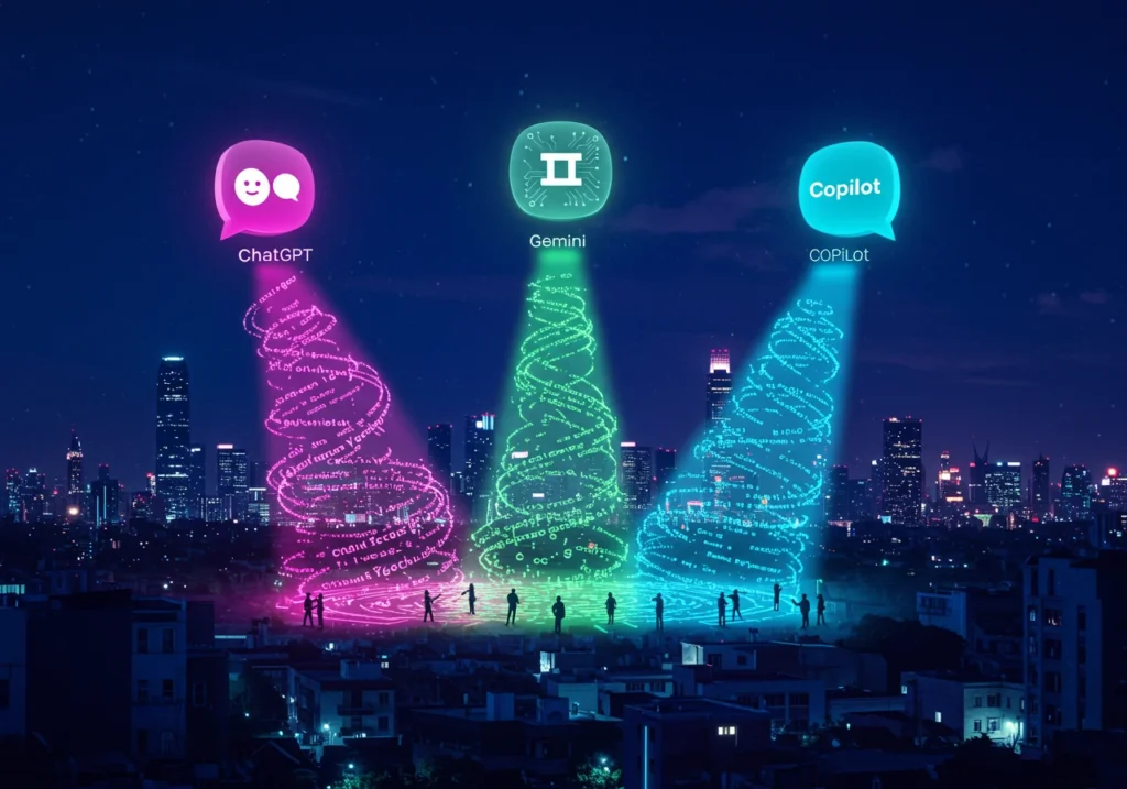 Aprenda a usar ChatGPT, Gemini e Copilot com este guia passo a passo para iniciantes em IA. Descubra como essas ferramentas podem simplificar seu trabalho e aumentar sua produtividade. IA para Iniciantes: Guia Passo a Passo para Usar ChatGPT, Gemini e Copilot. Comece agora mesmo!